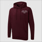 Custom Embroidered Text Hoodie, Personalized Name Hoodie, Monogram Hooded Sweater, Custom Text Jumper, Small Business Gift, Workwear Uniform