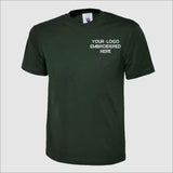 Custom Embroidered Logo T-Shirt, Your Logo Here Workwear Tees, Business Branding Tee, Personalised Shirt, Company Logo Top