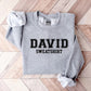 Personalised Sweatshirt, Custom Name or Text Crewneck, Your Own Text Monogram Jumper, Matching Couple Sweater, Mom Sweater, Mothers Day Gift