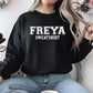 Personalised Sweatshirt, Custom Name or Text Crewneck, Your Own Text Monogram Jumper, Matching Couple Sweater, Mom Sweater, Mothers Day Gift