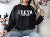 Personalised Sweatshirt, Custom Name or Text Crewneck, Your Own Text Monogram Jumper, Matching Couple Sweater, Mom Sweater, Mothers Day Gift
