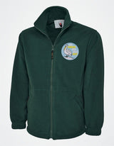 Custom Embroidered Fleece Jacket, Personalised Logo/Design Full Zip Jackets, Your Text Here Women Jacket, Nursing Tops, Special Gift for Her