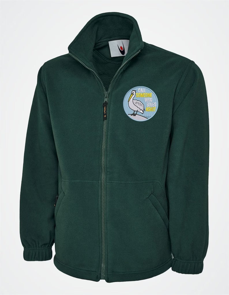 Custom Embroidered Fleece Jacket, Personalised Logo/Design Full Zip Jackets, Your Text Here Women Jacket, Nursing Tops, Special Gift for Her