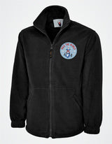 Custom Embroidered Fleece Jacket, Personalised Logo/Design Full Zip Jackets, Your Text Here Women Jacket, Nursing Tops, Special Gift for Her