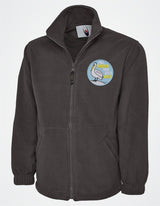 Custom Embroidered Fleece Jacket, Personalised Logo/Design Full Zip Jackets, Your Text Here Women Jacket, Nursing Tops, Special Gift for Her