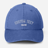 Personalised Embroidered Vintage Hat, Custom Name Dad Cap, Retro Aesthetic Baseball Cap, Adjustable Gift for Him, Custom Text Workwear Hats