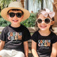 Personalised Cousin Crew Shirt, Groovy Kids Matching T-Shirt, Retro Custom Matching Cousins Kids Tees, Cousins Gifts, Summer Sibling Tees