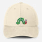 Embroidered Eat The Rich Hat, Funny Hungry Caterpillar Baseball Cap, Vintage Embroidered Animal Hat, Bookish Hat, Activist Hat, Gift for Her