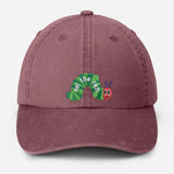 Embroidered Eat The Rich Hat, Funny Hungry Caterpillar Baseball Cap, Vintage Embroidered Animal Hat, Bookish Hat, Activist Hat, Gift for Her