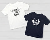 I'm This Many 4 Kids T-Shirt – Fourth Birthday Kids T Shirts, 4th Birthday Party Tees, Children's Age 4 Shirts, Toddler Birthday Party Gifts