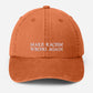 Make Racism Wrong Again Baseball Cap, Embroidered Social Justice Hat, Vintage Protest Hat, Equality Political Statement Cap, Father Day Gift