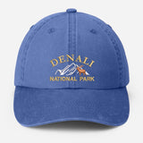 Denali National Park Embroidered Cap, Vintage Camping Dad Hat, National Park Baseball Hat, Nature Theme Mountain Hiking Hat, Gift for Him