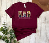 Personalized Father's Day Shirt for Dad, Custom Family Photo Dad T Shirt, Father's Day Gift for Grandpa, Dad Birthday Tee Tops, Gift for Him