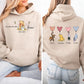 Mama Bear Hoodies, Personalised Mom Hoodies with Kids Names on Back, Mother's Day Gifts, Mom Bear Jumpers, Pregnancy Reveal Gift for New Mom
