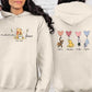 Mama Bear Hoodies, Personalised Mom Hoodies with Kids Names on Back, Mother's Day Gifts, Mom Bear Jumpers, Pregnancy Reveal Gift for New Mom