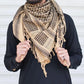 Arabic Palestine Head Scarf, Traditional Palestinian Keffiyeh Shemagh Scarf, Men Women Unique Ramadan Gifts, Vintage Lightweight Head Scarf