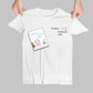 Personalised Embroidered Kids Drawing Photo Tshirt, Custom Actual Drawing Shirts, Children's Artwork Tshirt, Drawing Shirt, Gift for Kids
