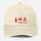Embroidered Subtle FDT Dad Hat, Anti Trump Pigment Dyed Hat, Impeach President Dad Hat, Fir Dogwood Tamarack Trees Hat, Gift for Democrats