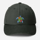 Sea Turtle Embroidered Hat, Vintage Ocean Lover Baseball Cap, Beach Vocation Cool Summer Hat, Dad Adjustable Hat, Sea Animals Lover Gifts
