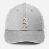 Silly Goose Embroidered Dad Hat, Funny Goose Vintage Baseball Cap, Cute Animal Lover Gifts, Goose Lover Gifts, Gift for Her, Silly Goose Cap