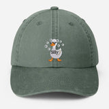 Silly Goose Embroidered Dad Hat, Funny Goose Vintage Baseball Cap, Cute Animal Lover Gifts, Goose Lover Gifts, Gift for Her, Silly Goose Cap