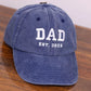 Custom Embroidered Mom and Dad Hat, Personalised Dad Est Date Baseball Cap, Pregnancy Reveal Gifts, Vintage New Mom Hat, Mother's Day Gifts