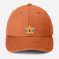 Vintage Embroidered Crown Cap, Cute Gold princess Crown Hat for Girls, Retro Cosplay Baseball Cap, Gift for Her, Cartoon move Lover Gifts