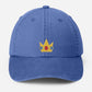 Vintage Embroidered Crown Cap, Cute Gold princess Crown Hat for Girls, Retro Cosplay Baseball Cap, Gift for Her, Cartoon move Lover Gifts