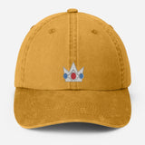 Vintage Embroidered Crown Cap, Cute Gold princess Crown Hat for Girls, Retro Cosplay Baseball Cap, Gift for Her, Cartoon move Lover Gifts