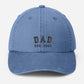 Custom Embroidered Dad Vintage Caps, Personalised Est Year Grandpa Hat, Pregnancy Announcement Adjustable Hats, Gift for New Grandma Grandpa