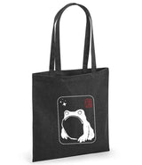 Unimpressed Frog Tote Bag, Vintage Japanese Art Printed Bag, Eco-Friendly Gift, Funny Frog meme Totes, Kawaii Frog Lover Tote, Shopping Bags