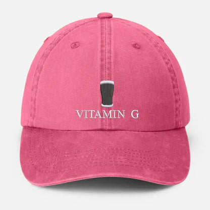 Vitamin G Pint Baseball Cap, Vintage G Mens Embroidered Cap, Dad Hat Adjustable Beer Stout Hat, Mens Vitamin Baseball Cap, Boyfriend Gifts