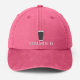 Vitamin G Pint Baseball Cap, Vintage G Mens Embroidered Cap, Dad Hat Adjustable Beer Stout Hat, Mens Vitamin Baseball Cap, Boyfriend Gifts