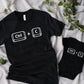 Copy Paste Matching Dad and Baby Shirts, Funny Ctrl C Ctrl V Shirts, Father’s Day Gifts, Daddy and Me Outfits, New Dad Father’s Day Gifts
