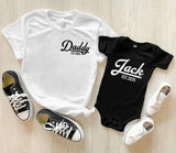 Personalised Dad Est Shirt, Custom Dad T-Shirt with Baby’s Birth Year, Father’s Day Gift from Baby, New Dad Gifts, Matching Family Shirts
