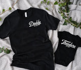 Personalised Dad Est Shirt, Custom Dad T-Shirt with Baby’s Birth Year, Father’s Day Gift from Baby, New Dad Gifts, Matching Family Shirts