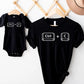 Copy Paste Matching Dad and Baby Shirts, Funny Ctrl C Ctrl V Shirts, Father’s Day Gifts, Daddy and Me Outfits, New Dad Father’s Day Gifts