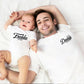 Baby Est Bodysuit | Personalized Baby Bodysuit with Year | Father’s Day Baby Outfit | Matching Dad and Baby Gift | New Baby Announcement