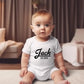 Baby Est Bodysuit | Personalized Baby Bodysuit with Year | Father’s Day Baby Outfit | Matching Dad and Baby Gift | New Baby Announcement