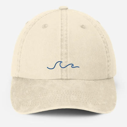 Beach Wave Embroidered Hat, Bachelorette Party Hats, Vintage Beach Hat for Women, Adjustable Strap Back, Cool Summer Hat, Girlfriend Gift