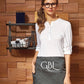 Personalised Short Apron, Custom Name /Logo Printed Aprons, Kitchen Apron, Gift for Bakers, Short Bar Apron with Pockets, Cocktail Bar Apron