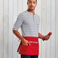 Personalised Short Apron, Custom Name /Logo Printed Aprons, Kitchen Apron, Gift for Bakers, Short Bar Apron with Pockets, Cocktail Bar Apron