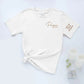 Personalised Papa Embroidered Shirt, Custom Kids Name On Sleeve T-Shirt, Dad Est Year Tee Tops, Funny Gift For Husband, Father's Day Gift