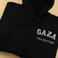 Palestine Gaza Full Zip Hoodie, Embroidered Palestine Name Monogrammed Hoody, Palestine Embroidery Full Zip Hoodie, Adults Unisex Zip Jumper