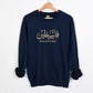 Palestine Embroidered Sweater, Palestine Name Arabic Calligraphy Sweatshirt, Unisex Pullover Crewneck Jumper, Adults Shirt, Free Shipping UK