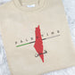 Palestine Map Embroidered Sweater, Palestine Crewneck Sweatshirt, Adults Unisex Comfy Colors Jumper, Palestine Clothing