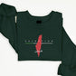 Palestine Map Embroidered Sweater, Palestine Crewneck Sweatshirt, Adults Unisex Comfy Colors Jumper, Palestine Clothing