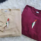 Palestine Flag Map Sweater, Palestine Embroidery Crewneck Sweatshirt, Adults Unisex Jumper, Palestine Clothing