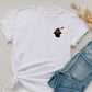 Halloween Cute Ghost Tee Shirt, Funny Fall Boo Pocket Print T-Shirt, Vintage Halloween Comfy Adults Tees, Spooky Season Tee, Halloween Gifts