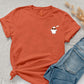 Halloween Cute Ghost Tee Shirt, Funny Fall Boo Pocket Print T-Shirt, Vintage Halloween Comfy Adults Tees, Spooky Season Tee, Halloween Gifts
